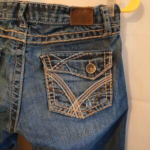 BKE Jeans The Buckle sz 26R Sabrina Stretch Boot Designer Denim Dark (29x30.5)